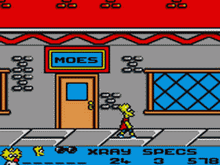 The Simpsons Bart vs the Space Mutants screenshot 3 for Sega Game Gear